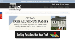 Desktop Screenshot of classicbuildingsales.com